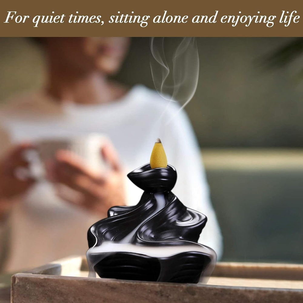 Backflow Incense Cones for Waterfall - Waterfall Scented Incense Cones 110PCS Ba