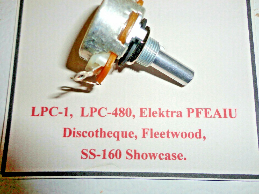 Seeburg Auto Speed Control Potentiometer Replacement with Instructions New!