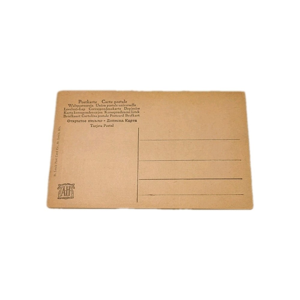 Antique Love Divided Back Postcard