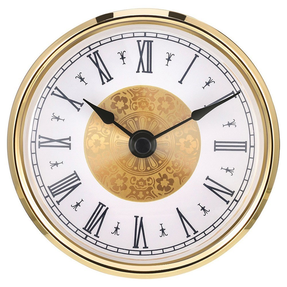 80MM Quartz Clock Inserts Movement Mechanism Replacement Roman Arabic Numerals