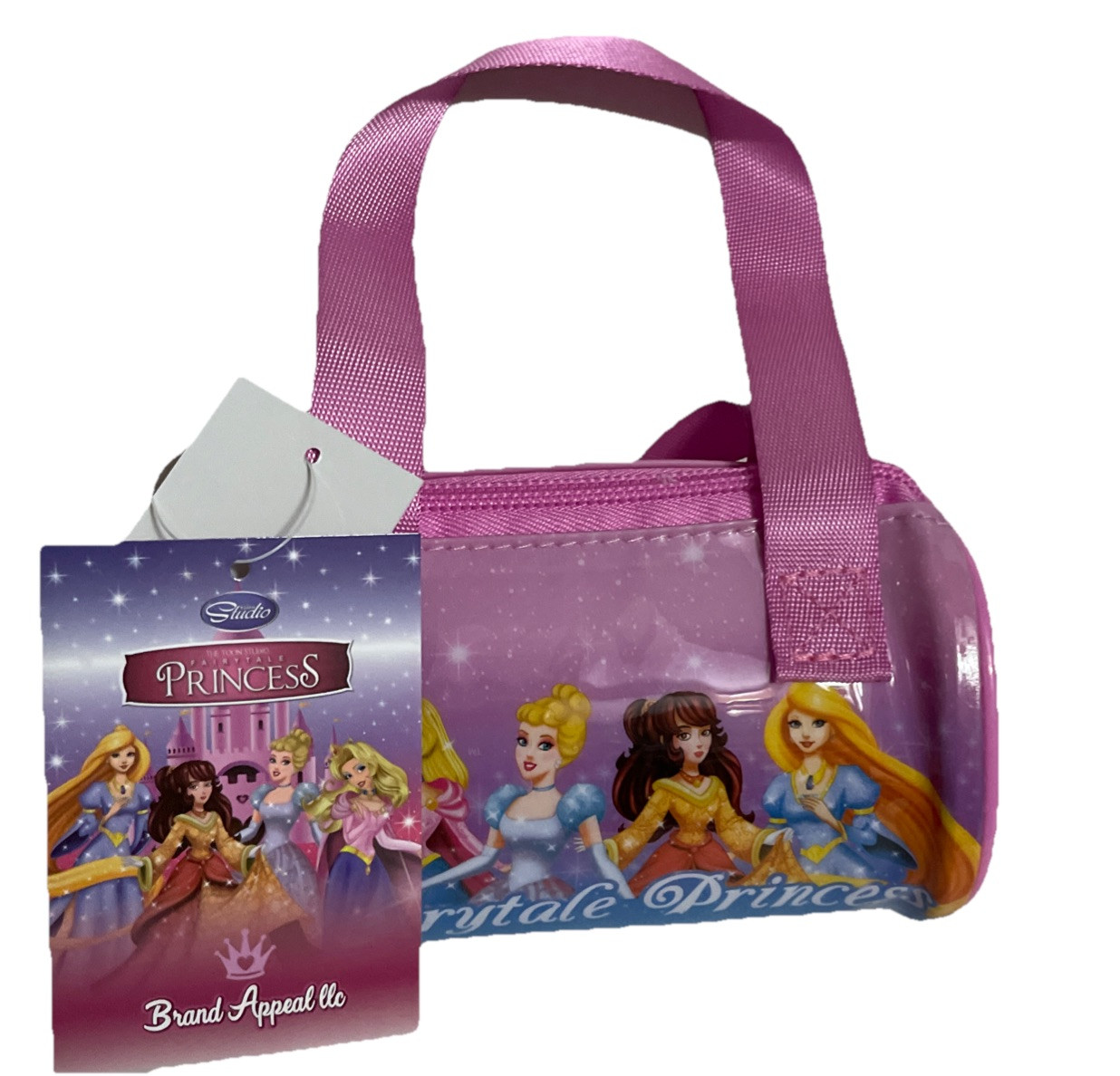 Fairytale Princess Small Handbags Purses 5.5”x4”x3” pink-Lot of 3