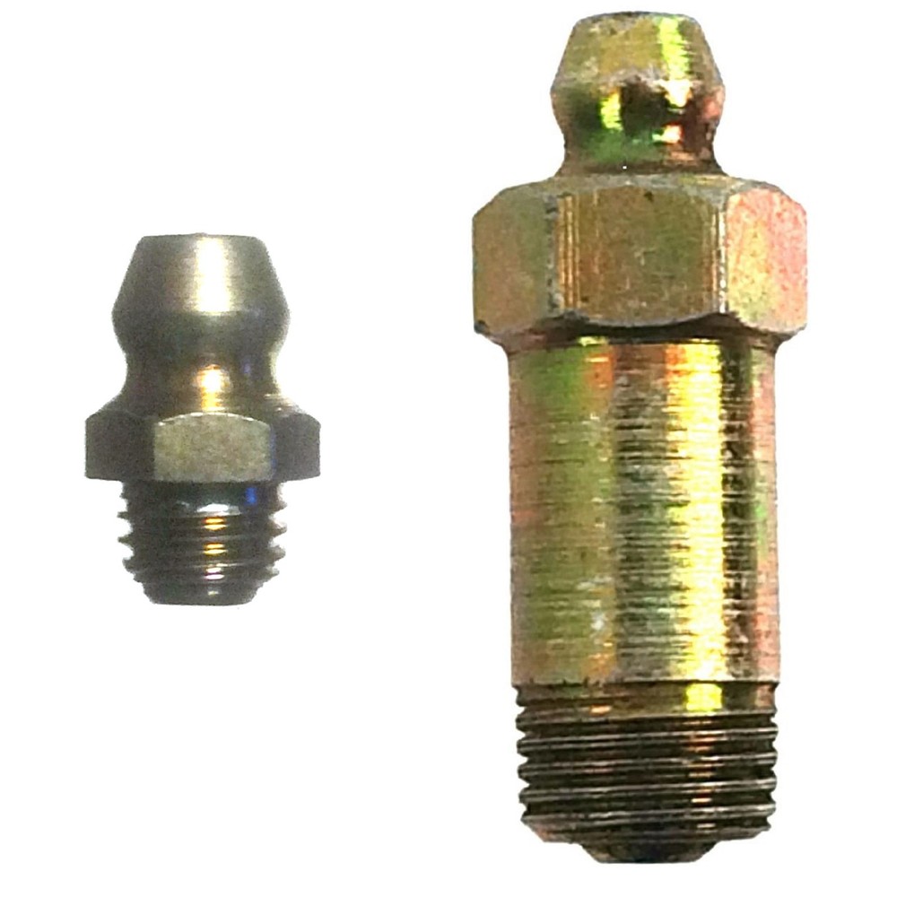 Straight Thread Forming Grease Fitting Zerk, Male Taper Thread,