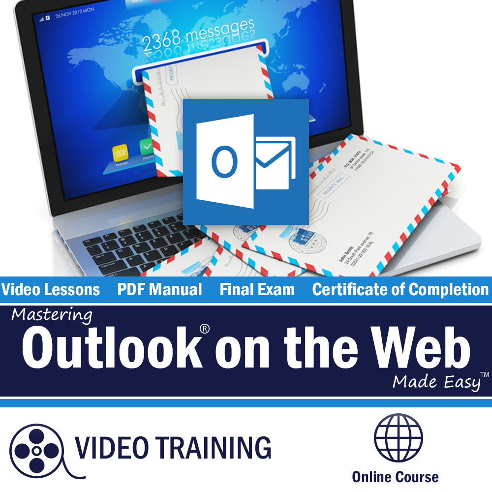 Learn Microsoft OUTLOOK WEB APP Video Training Tutorial Digital Course