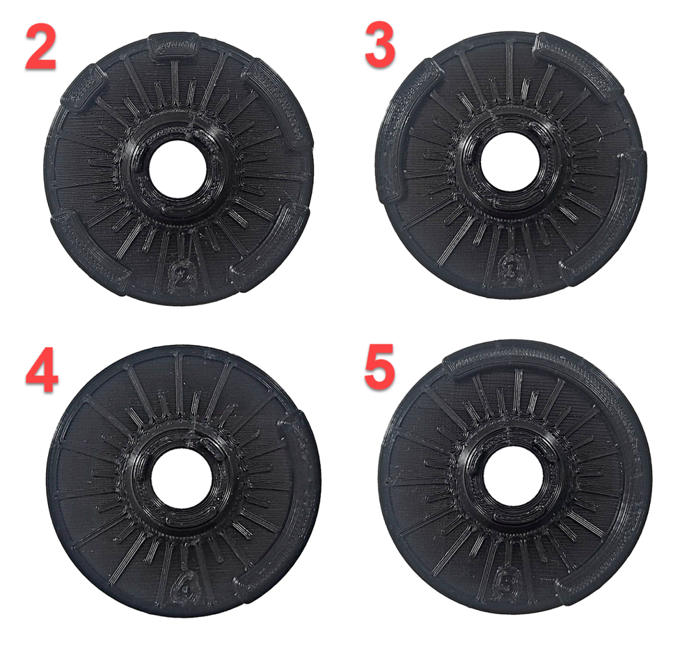 Nautilus / Bowflex 552 Series 2 Disc 2,3,4,5 Replacement Complete Set