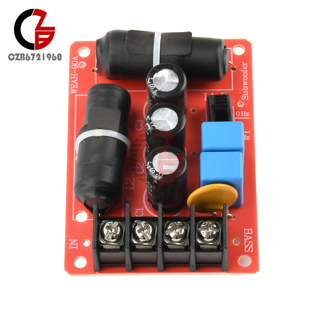 200W High Power Speaker Frequency Divider Subwoofer 2 Way Audio Crossover DIY