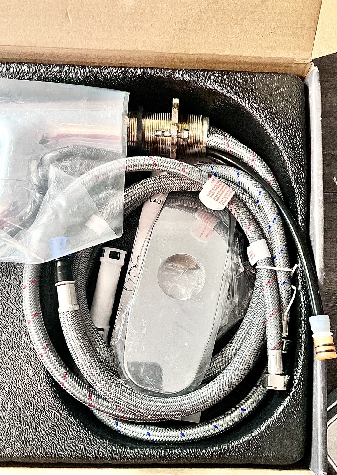 Glacier Bay Clare Single Handle Pull Down Laundry Utility Faucet in Chrome