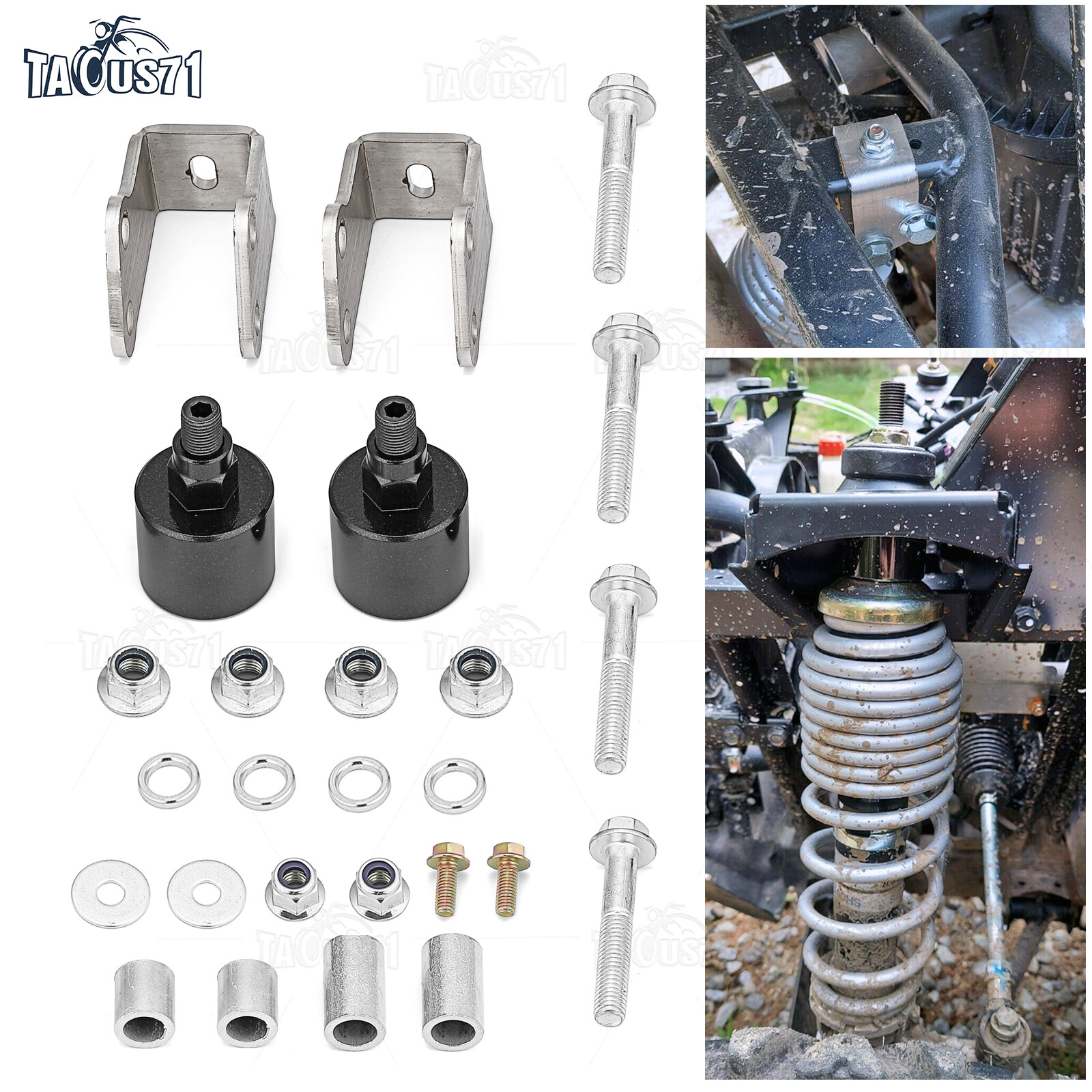 2" Front & Rear Suspension Lift Kit For Polaris Ranger 570 500 570-4 570-6