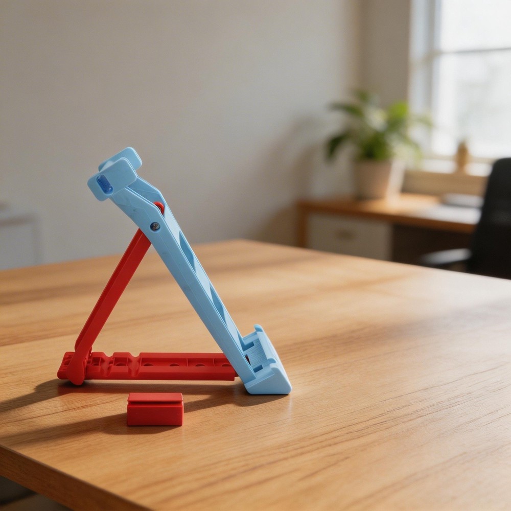 Tile Holder Bracket Blue ABS Adjustable Multi Angle Support for Chamfering