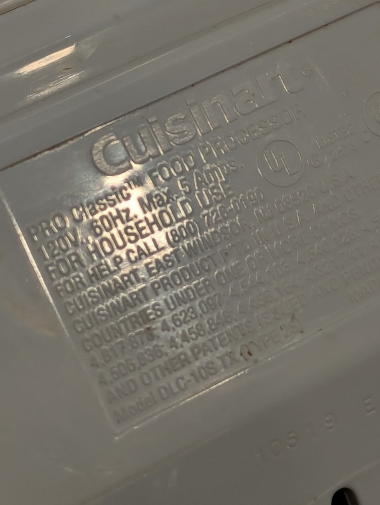 Cuisinart Pro Classic Food Processor DLC-10 Replacement Motor Base Tested