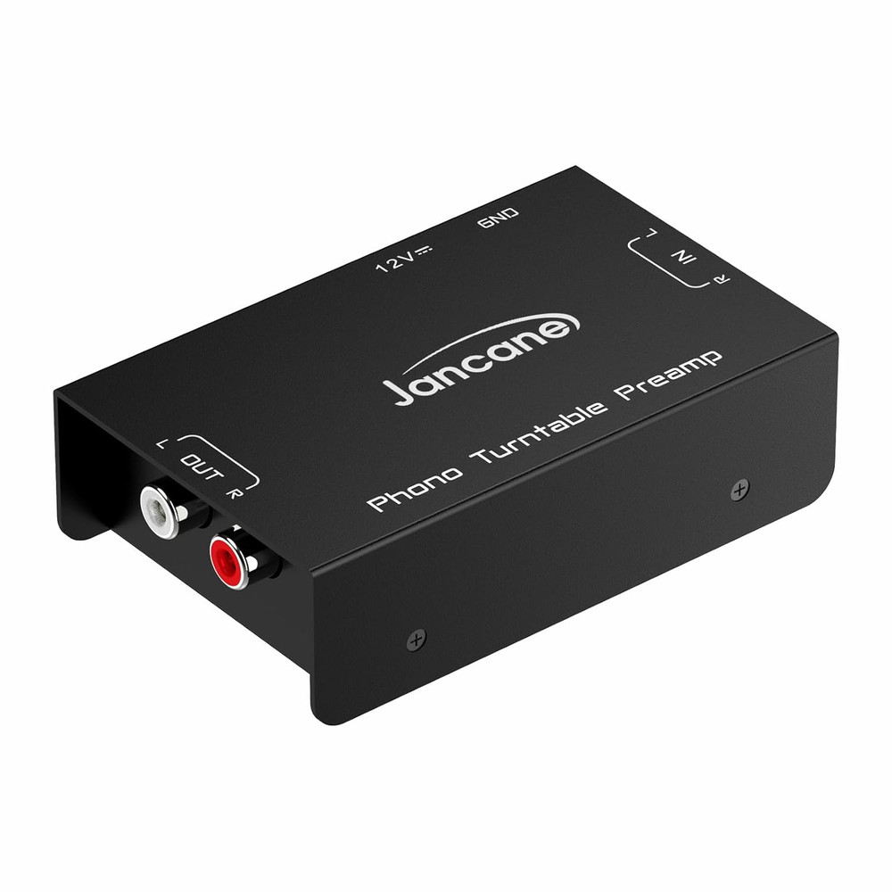 Phono Turntable Preamp, Phonograph Preamplifier with RCA Input, RCA/TRS Outpu...