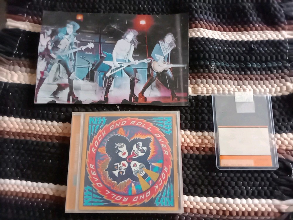 Kiss 💋 Ticket Stub History 🎸 Rock And Roll Over Tour 1-15-77, Denver Colorado