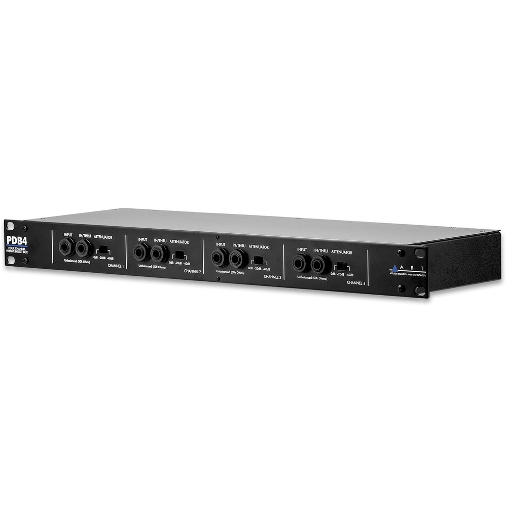 ART PDB4 4-Channel Passive Direct Box Bundle with XLR Cables