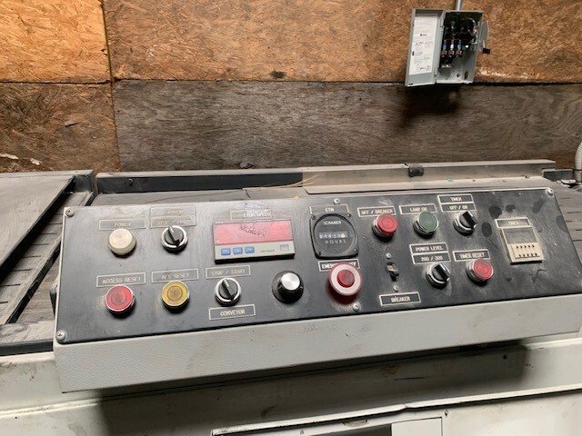 DORN EPS UV Coater machine wit auto feed and auto stacker