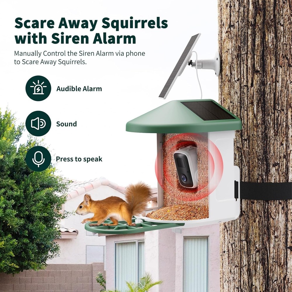 Smart Birdhouse Camera with Arrival Notifications