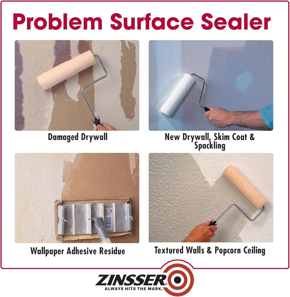 Qt 02304 Clear , Gardz Water-Based Problem Surface Sealer