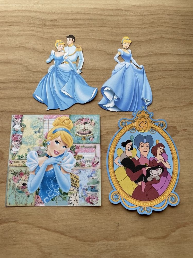 Cinderella Ephemera, Die Cuts, Scrapbooking, Junk Journaling