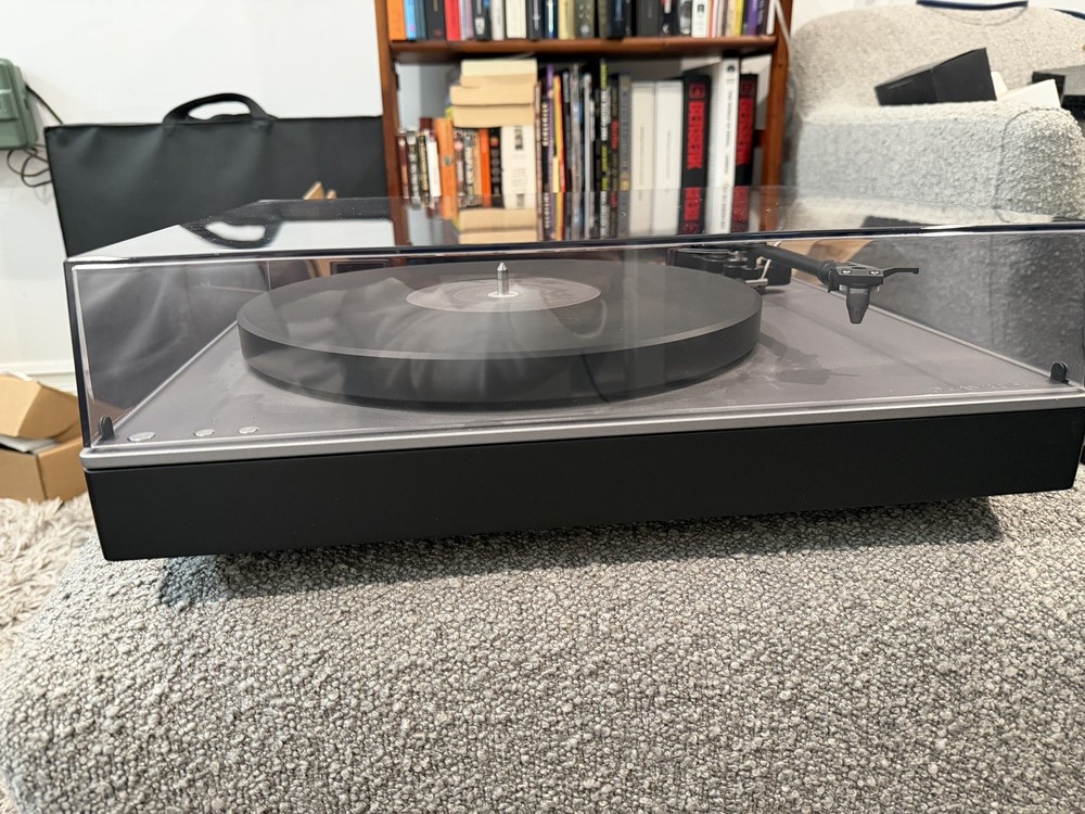 Cambridge Audio Alva TT V2 Turntable with preamp and Bluetooth functionality.