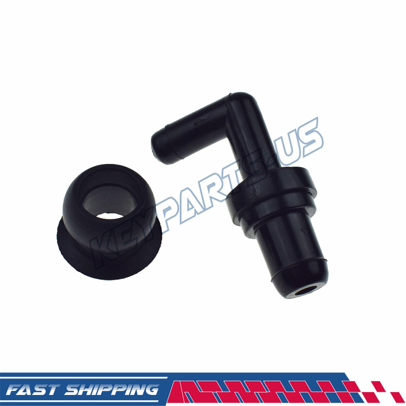 Set PCV Valve 90° Grommet Hose For Toyota Tundra Tacoma 4Runner 3.4L 12261-62041