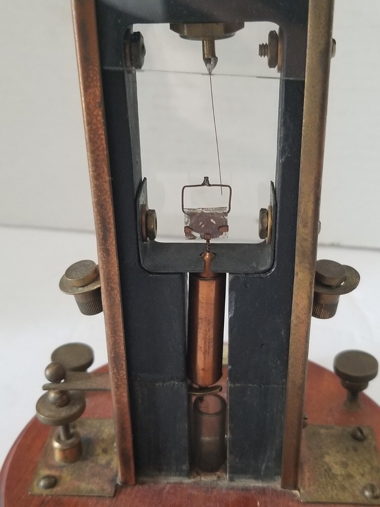 Antique Measuring Instrument L.E. Knott Apparatus Co. Galvanometer