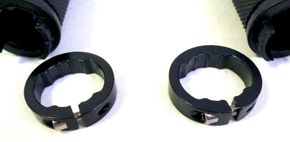 Unbranded Black Universal Bicycle Handlebar Lock-On Grips