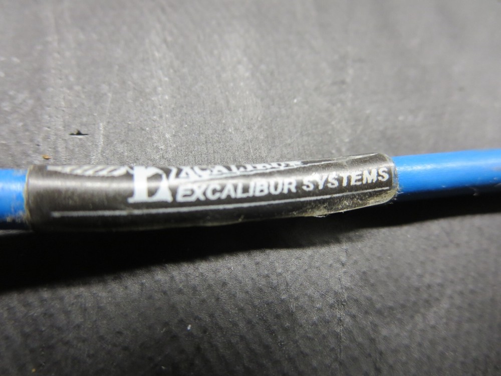 Excaliber Systems X2AA1-0.2 Coax Connector Cable 8 3/4" E To E Used See Pics