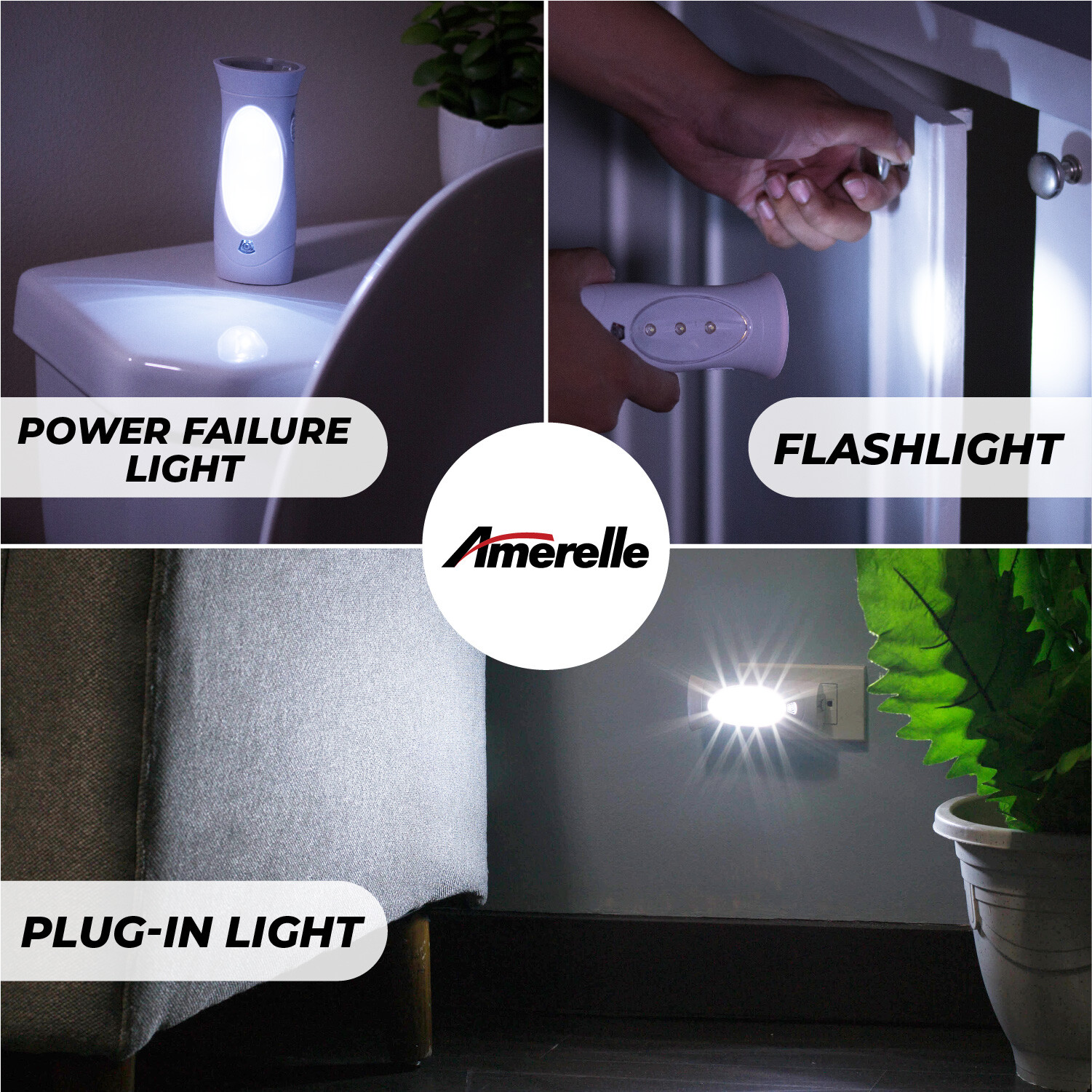 Amerelle by Amertac 71134CC LED Slimline Power Failure Lite