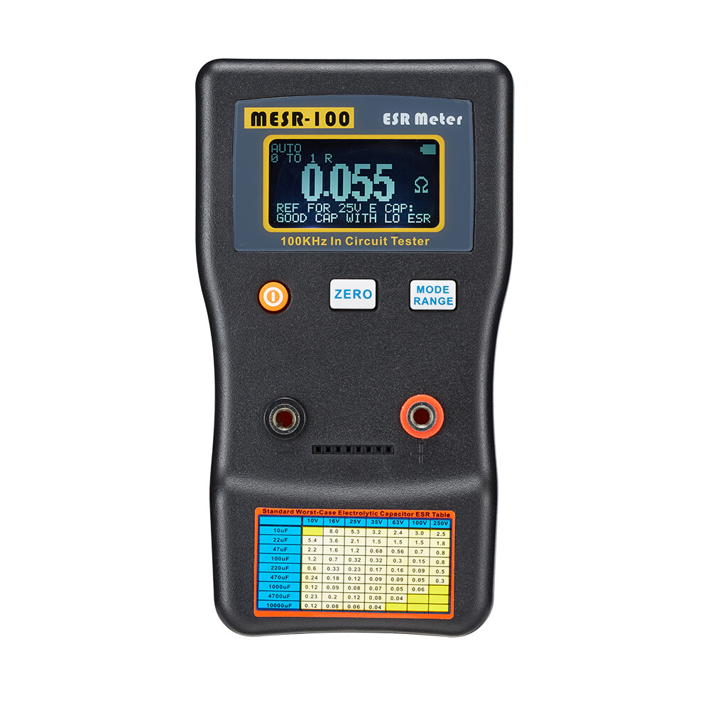 MESR-100 ESR Capacitance Ohm Meter Capacitance Internal Resistance Circuit Test