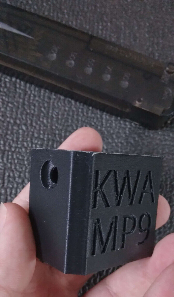 Airsoft KWA MP9 Speedloader Adapter (Black)