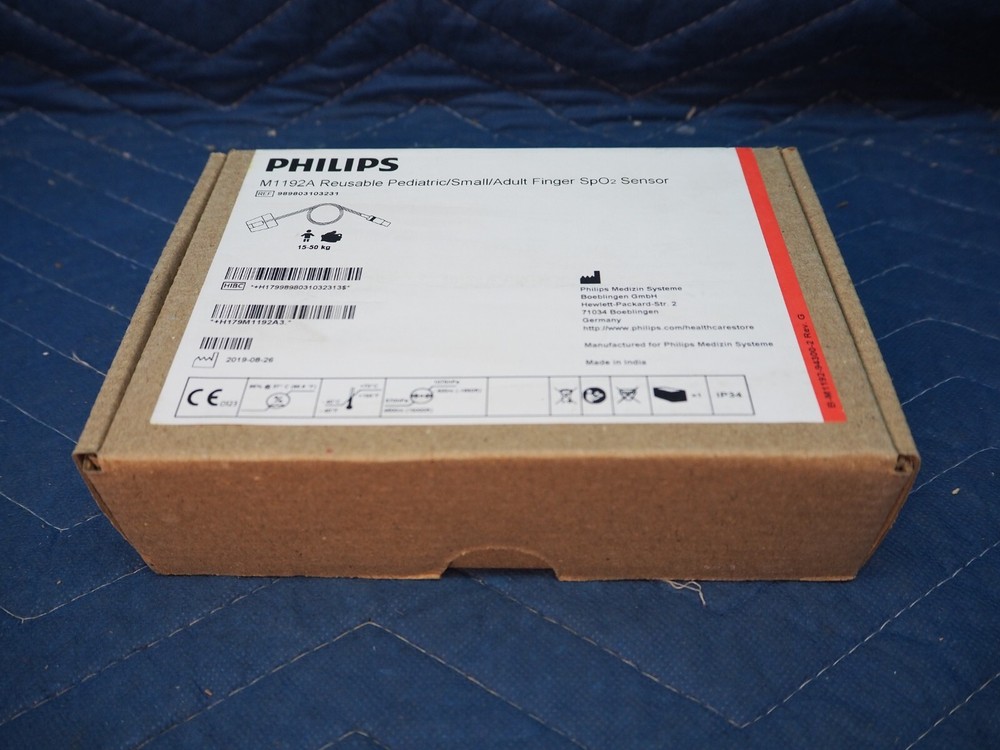 Philips Ref. M1192A Pediatric Child Soft SpO2 Sensor with Packing OEM NEW