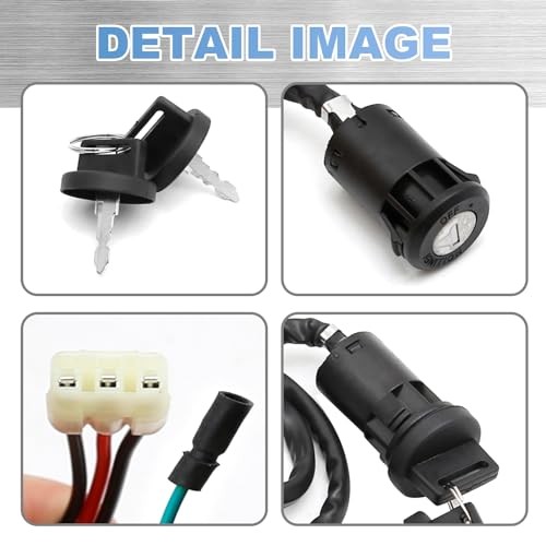 Ignition Switch with Key Compatible with Honda TRX250EX Sortrax 250 2006 2007