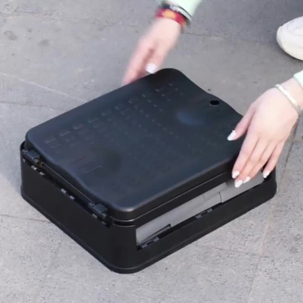 20L Portable Folding Toilet Seat For Camping Toilet Travel Hiking Outdoor Potty