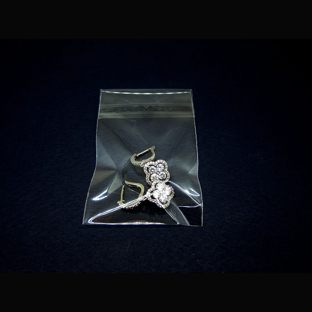 100pcs Clear Self Adhesive Resealable Poly Cellophane Bags 4 Different Sizes