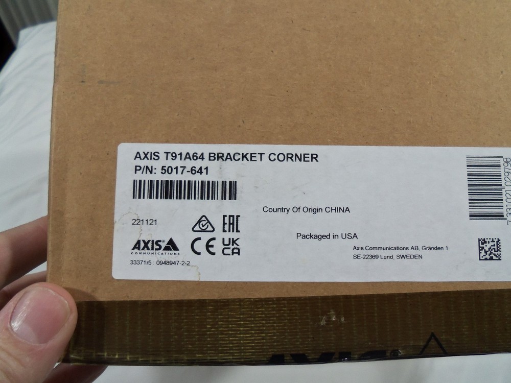 Axis Communications T91A64 Camera Corner Bracket 5017-641 #32