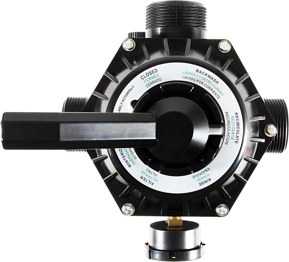 FOR 262506 1-1/2-Inch 6-Way Clamp Style Valve Replacement Pool and Spa Sand