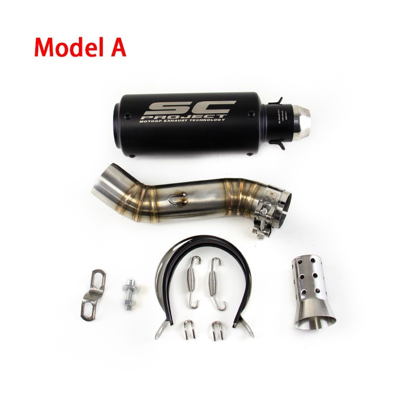 CBR500R 2016-2025 for Honda CB500F CB500X Exhaust Mid Tail Pipe Slip on Muffler