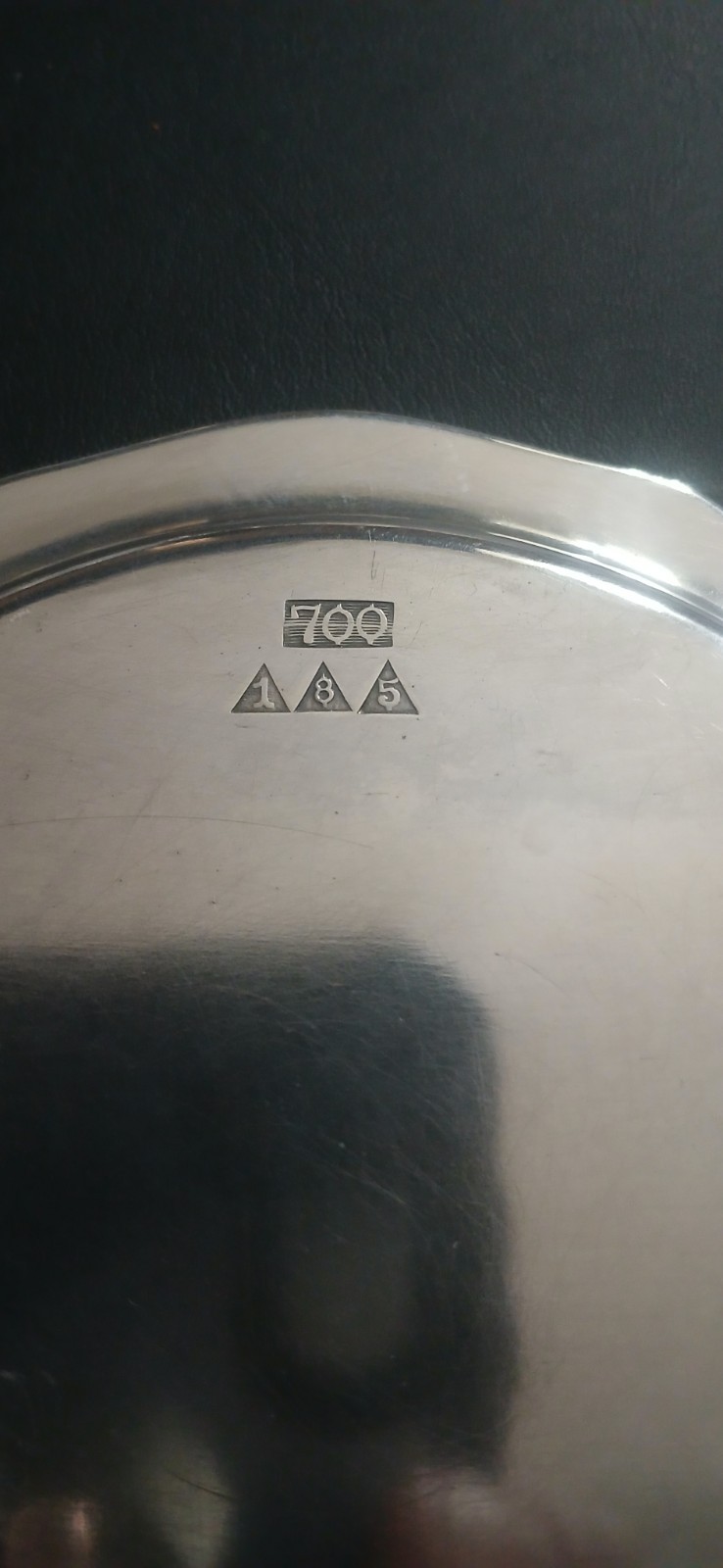 Antique German Sterling Silver Koch Bergfeld and Breman Small Tray Hallmarked