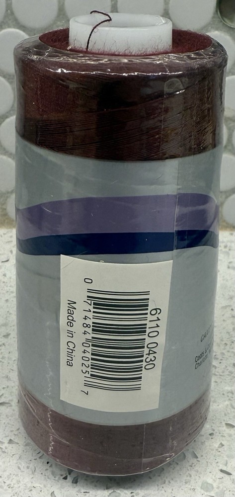 Coats 6110-430 Surelock Overlock Thread 3,000yd-Ruby (B)