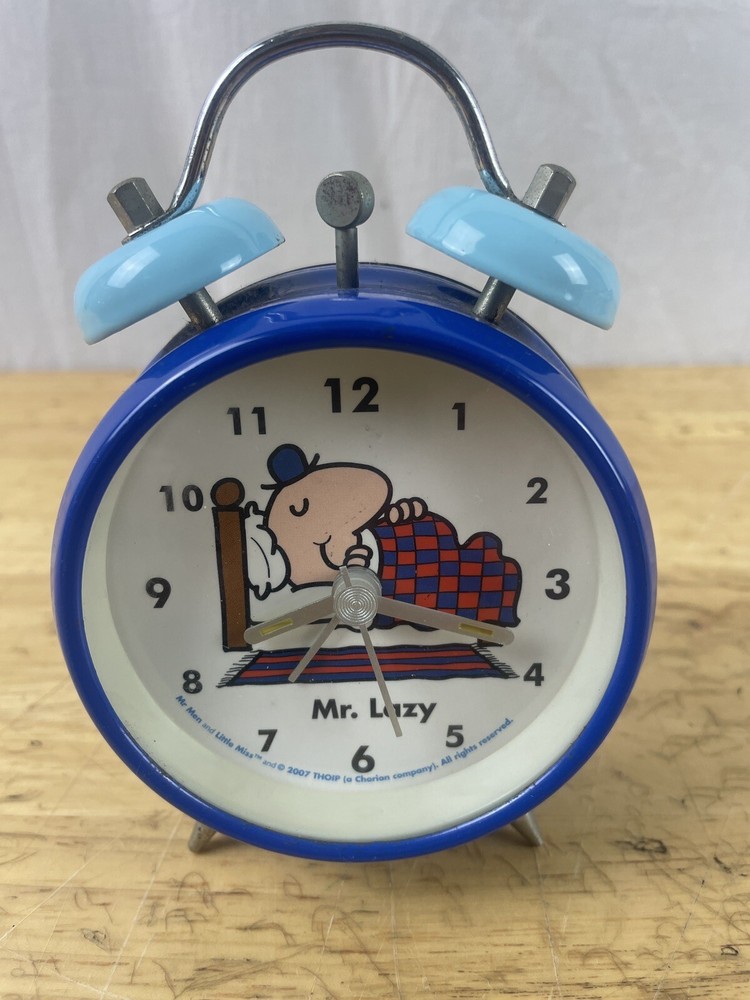 Mr Men Mr Lazy Clock Working Great