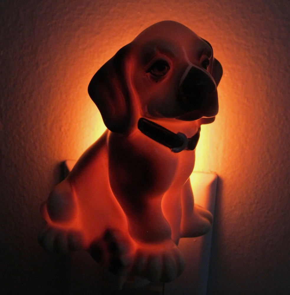 Beagle Dog Ceramic Night Light -5"Tall 3" Wide