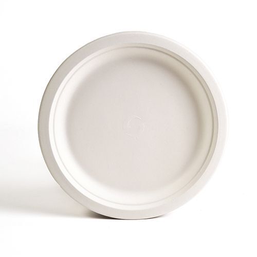 Green Wave TW-POO-010H 9" Evolution White Bio Round Plate Heavy Wt., 500/CS