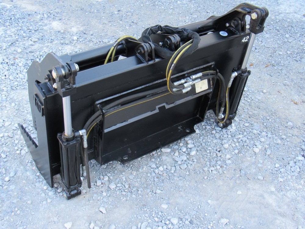 42" Root Rake Clam Grapple Attachment Fits Mini Skid Steer