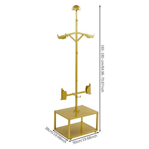 Tactical Gear Stand for Vests & Accessories, Adjustable 165-180 cm