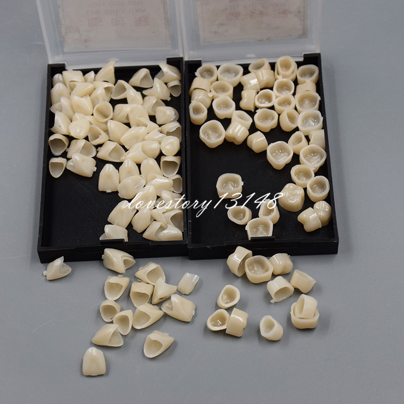 2 Boxes Dental Temporary Crown Veneers Material Anterior/ Front Back Molar Teeth