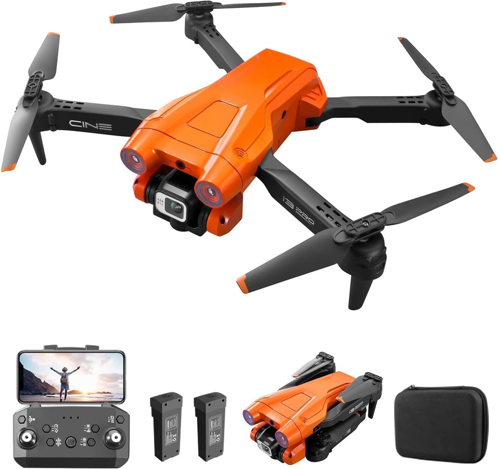 i3 PRO RC Drone 4K HD FPV Camera Obstacle Avoidance Quadcopter + 2 Batteries US