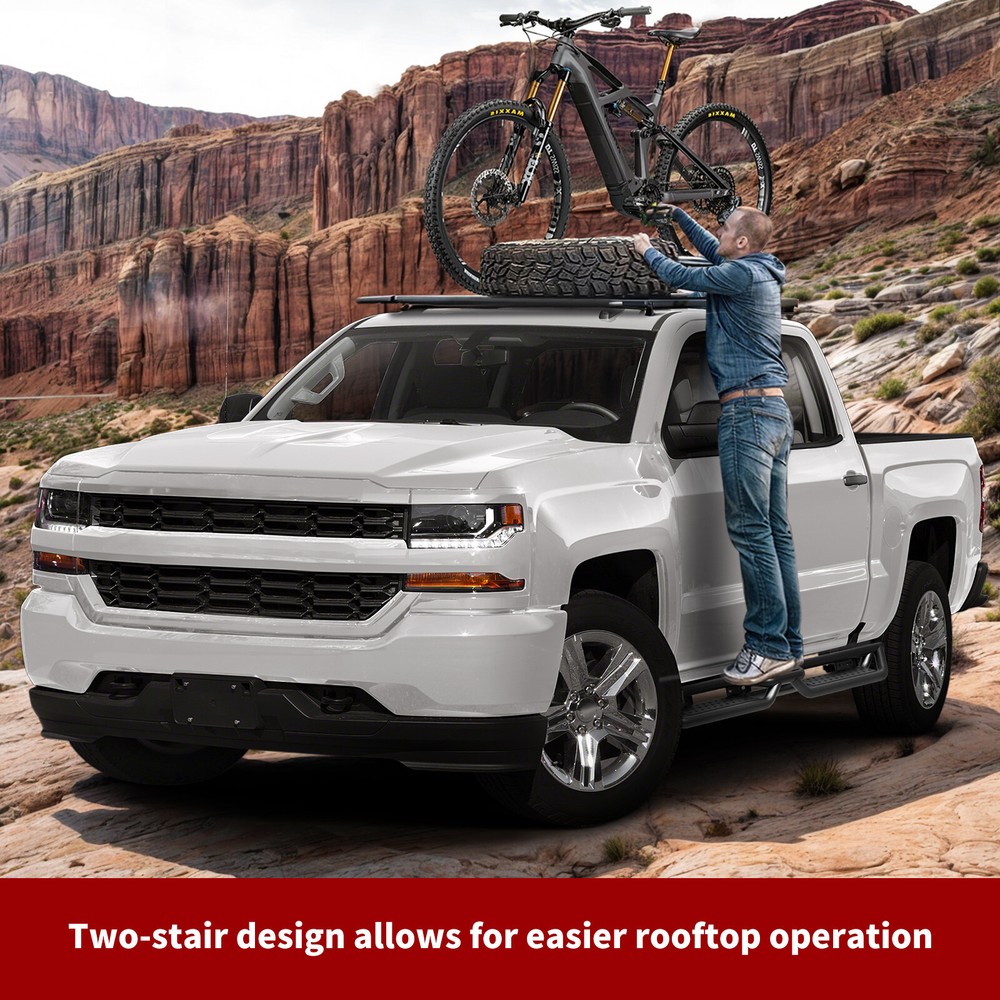 Running Boards for 2007-2018 Silverado/Sierra 1500 Double/Extended Cab Step Bars