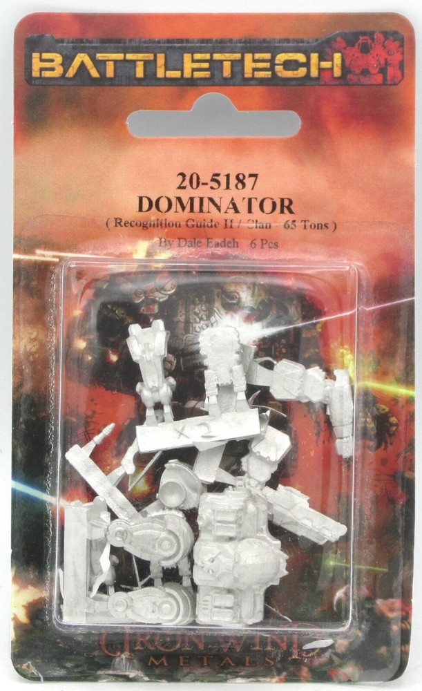 Battletech 20-5187 Dominator (Recognition Guide II/Clan) Heavy Mech Clan Wolf