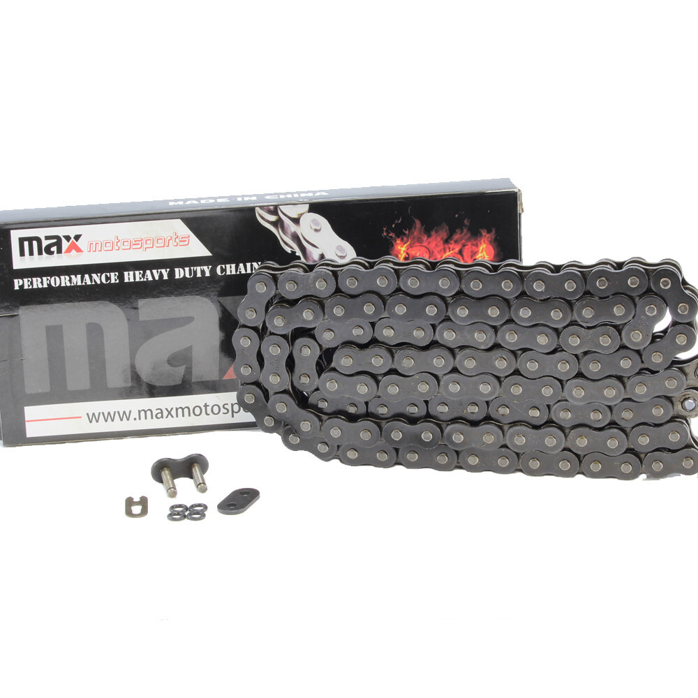 530 O Ring Motorcycle Chain with 150 Links 530x150 for Extended Swingarm - Black