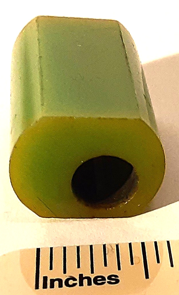 * KILLER * Antique Bakelite Pencil Sharpener - Dark Green - UNIQUE SHAPE