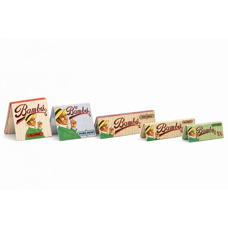 100x Bambu Classic Rolling Papers Smoking Accessories Bundle Lot New Classic