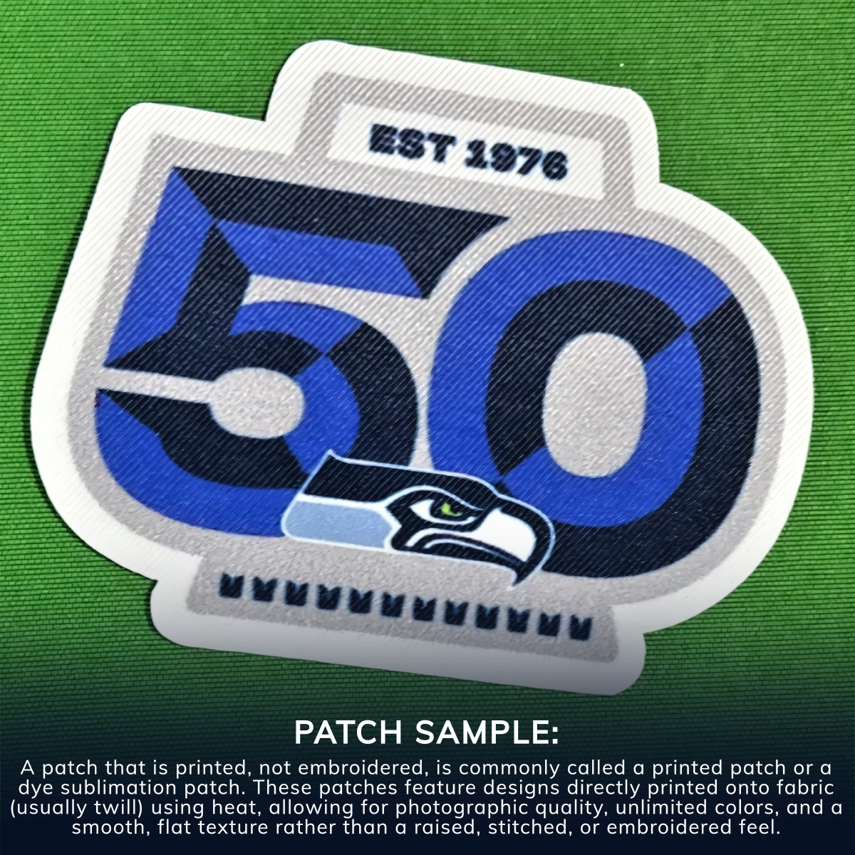 Seattle Seahawks #3 Nick Emmanwori 50th Season Super Bowl LX Patch Game Jersey